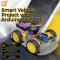 STEM Learning 4WD Robot Car Kit | Smart Vehicle Project with Arduino UNO R3 | Bluetooth & Sensor